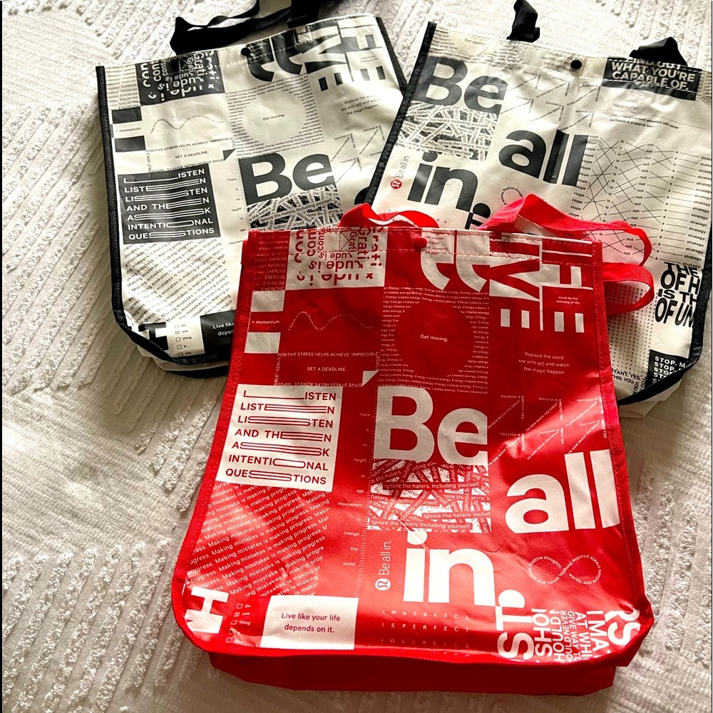 Lululemon bags x 3